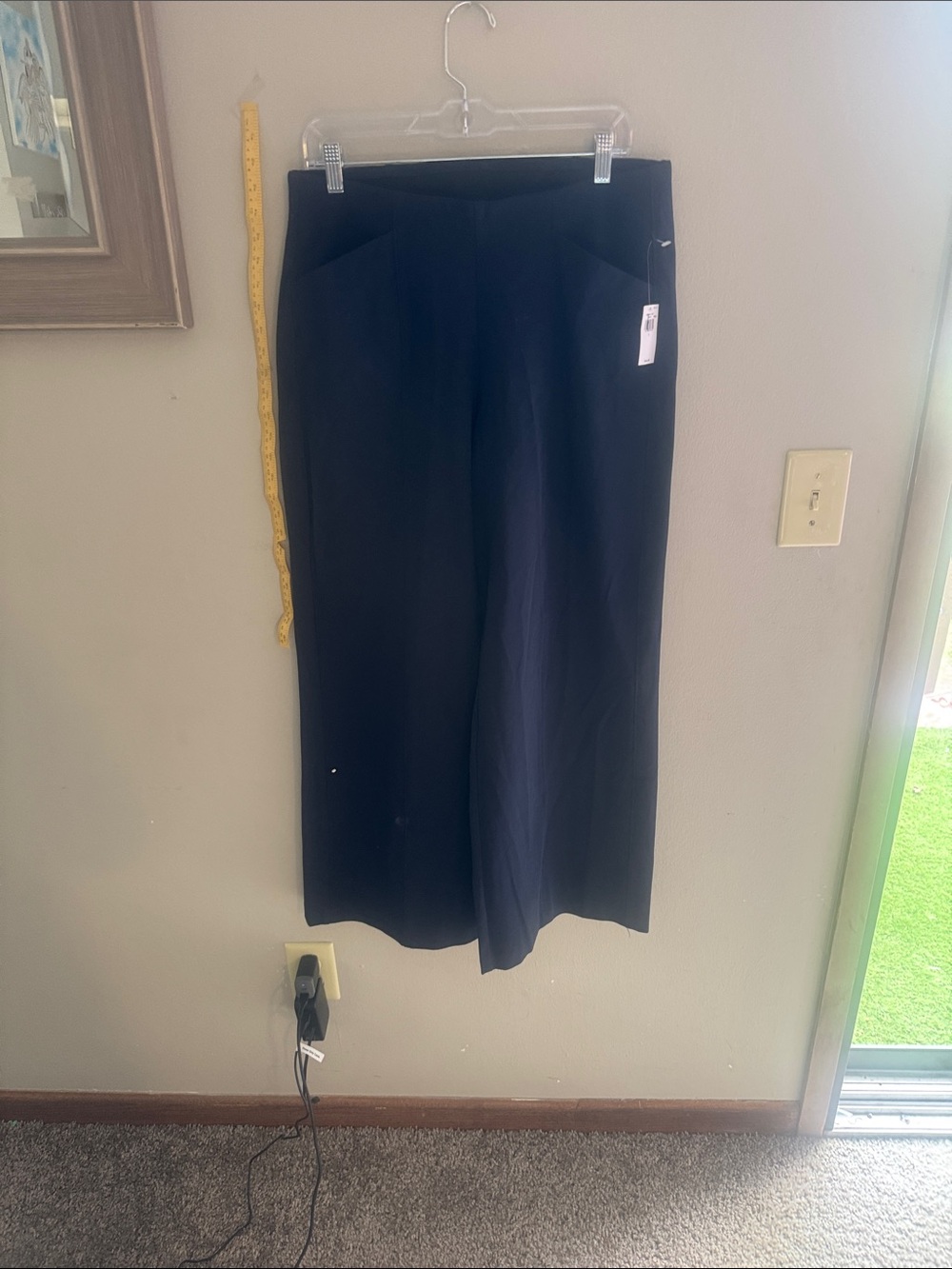 Old Navy Black Wide-Leg Pull-On Pant